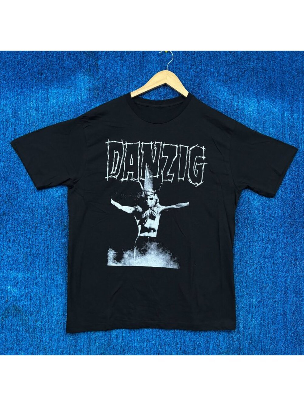 Danzig Video Concert VHS Cover Heavy Metal Band Graphic T-Shirt Size Large
